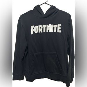 Black Fortnite Hoodie YXL